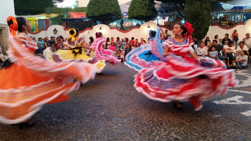 Cholula dancing Mexico 